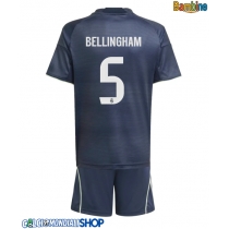 Maglie da calcio Real Madrid Jude Bellingham #5 Seconda Maglia Bambino 2025-26 Manica Corta + Pantaloni corti)